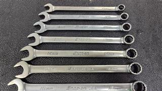 Snap-on 10pc Metric Flank Drive Plus Combination Wrench Set